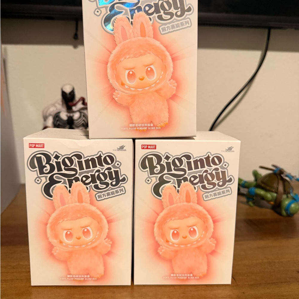 Pop Mart Bobo and Coco Pink Bunny Figure Labubu